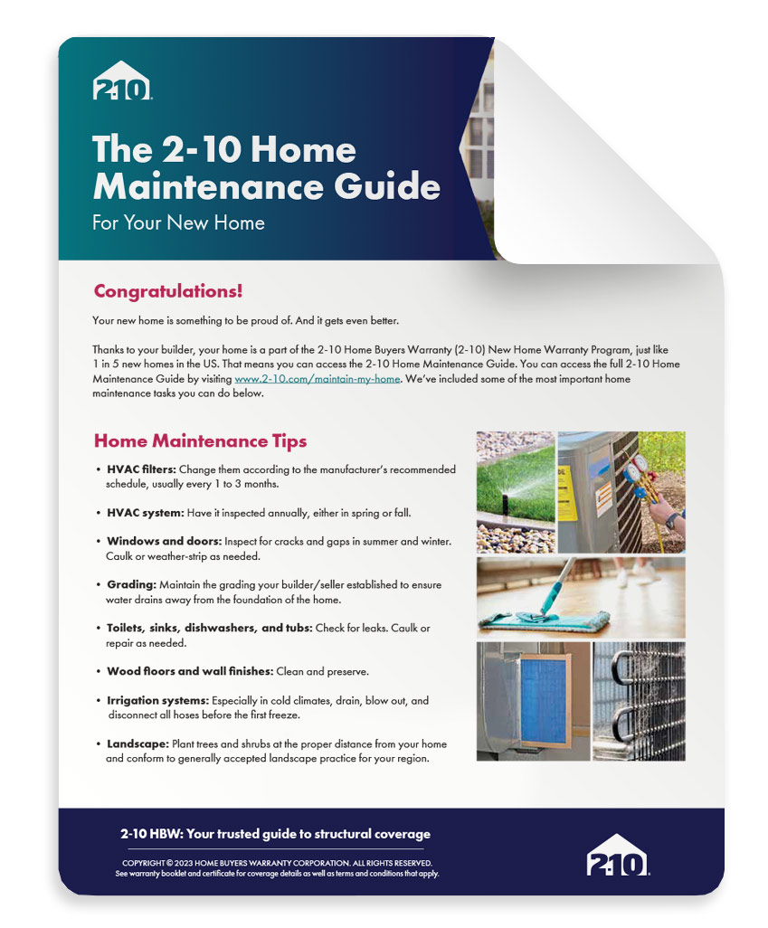 Maintenance Guide Flyer